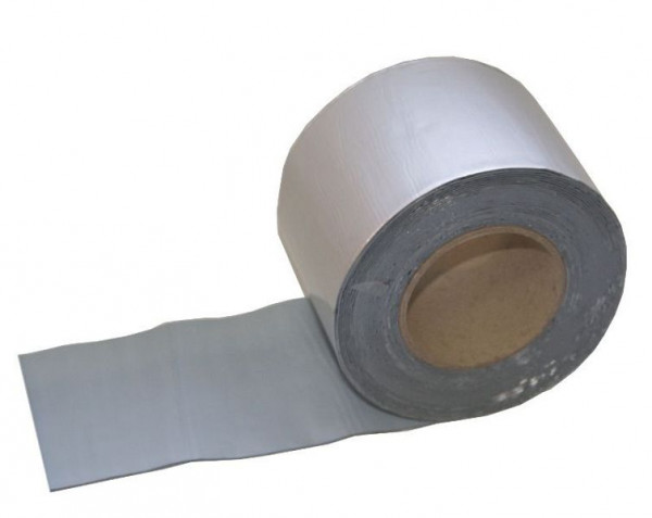 Vebatec Blitz Butyl Reparaturband Aluminium-Silbermatt 100mm x 10m, 128