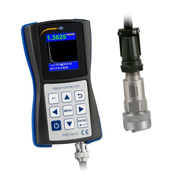 PCE Instruments Vibrationsmessgerät, zur direkten Bewertung des Schwingverhaltens einer Maschine, PCE-VM 20