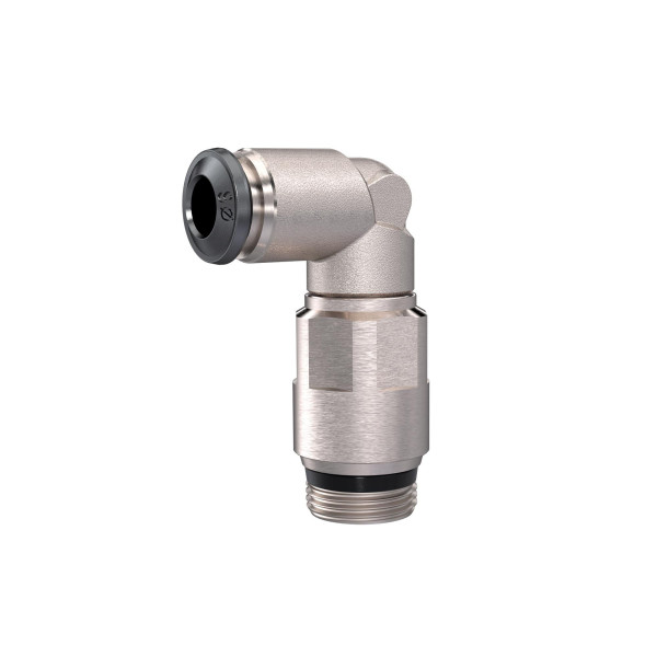 Riegler Winkelsteckverschraubung »universal short« lang, drehbar 1/8, Schlauch6, 153301