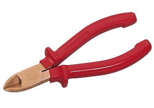 DENIOS Seitenschneider, 165 mm, Kupfer-Beryllium, funkenfrei, für Ex-Zonen, 250375