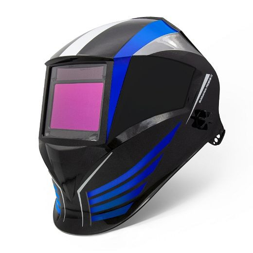 ELMAG Automatik-Kopfschweißschirm "PREMIUM-TC / BLAU", ELMAG MultiSafeVario, DIN 4/4-8 & 9-13, 59377