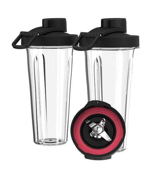 NOVIS ProBlender On-The-Go Starter Kit Trinkflaschen + Adapter, 6680.03