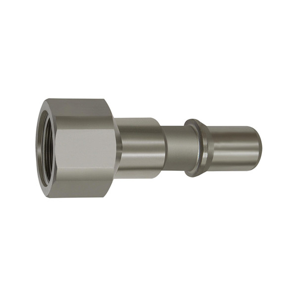 Riegler Nippel für Kupplungen NW 8, ISO 6150 C, Edelstahl, G 1/8 IG, 141965