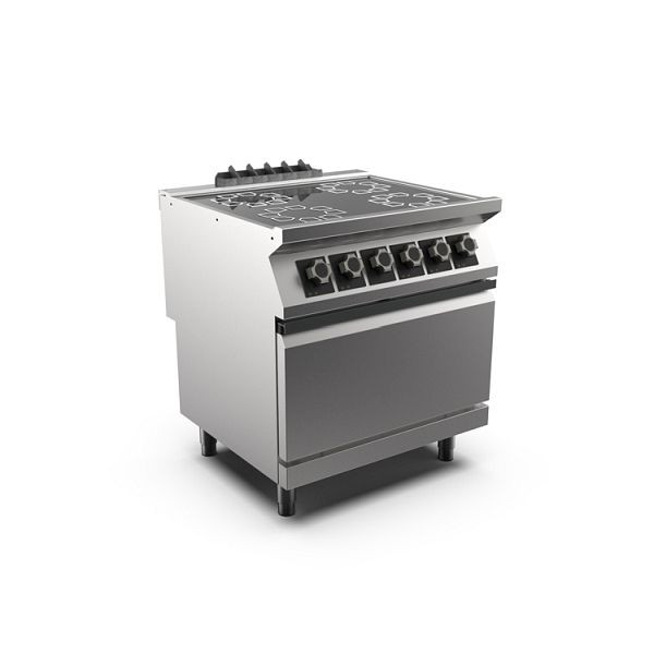 Mareno M1-700 Cerankochfeld mit 4 Kochzonen und Elektrobackofen, 80cm, CV78EFE, 171.145
