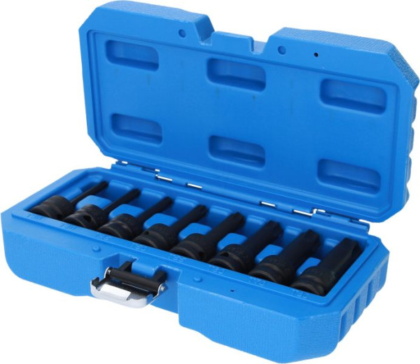 Brilliant Tools 1/2" Kraft Bit-Stecknuss Satz, Torx, 8-teilig, T30 - T80, BT022600