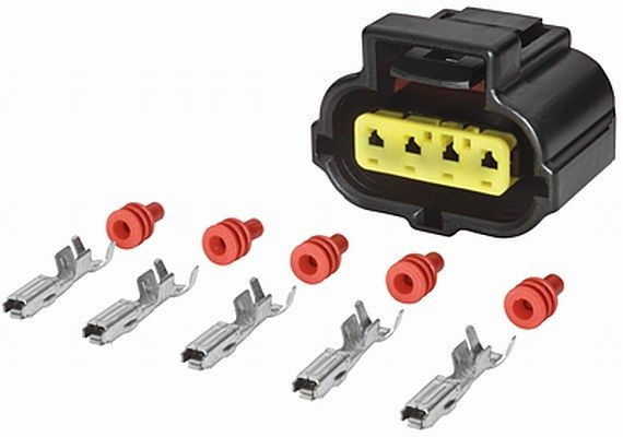 HELLA Steckgehäuse, 4-polig, Set, Blister, 8KW 188 577-001