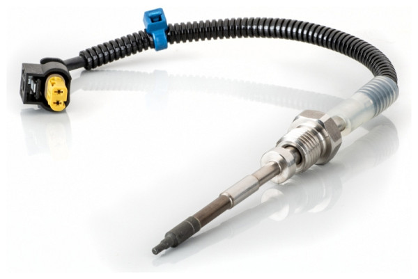 HELLA Sensor, Abgastemperatur, 2-polig, geschraubt, Kabel: 212mm, 6PT 014 495-041