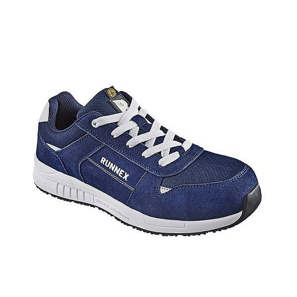 RUNNEX S3S-ESD-Sicherheitshalbschuhe SportStar, Farbe: blau/weiß, Größe: 47, VE: 1 Paar, 5349-47