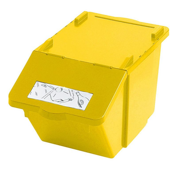 STEIN HGS Recycling-Box, gelb, Polypropylen, 83520.0002