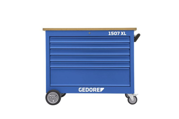 GEDORE Rollwerkbank mit 6 Schubladen, Tragkraft Schublade 70 kg, 3127834