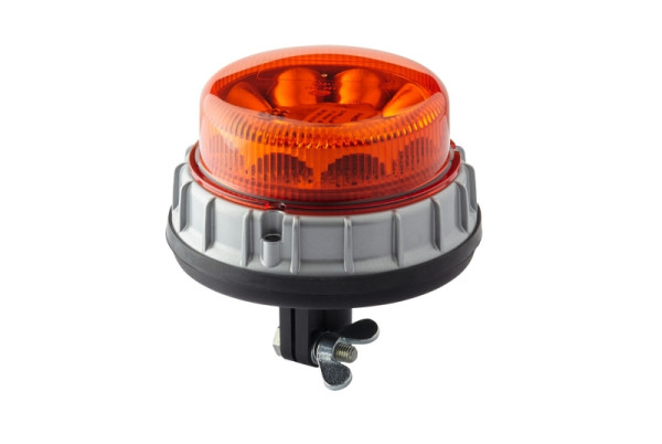 HELLA LED-Blitz-Kennleuchte - K-LED 2.0 R - 12/24V - gelb - Anbau/Rohrstutzen, flexibel, 2XD 011 557-901
