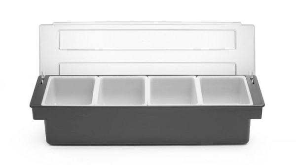 Bar up Zutatenbox - 4 Behälter, transparent, Kunststoff, 552025