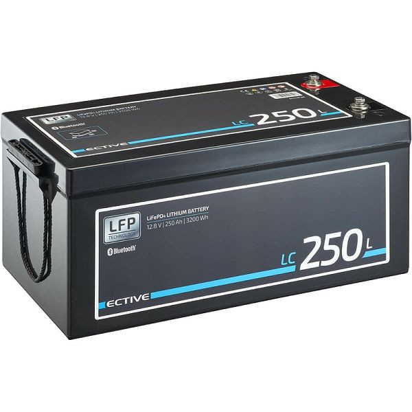 ECTIVE LC 250L BT 12V LiFePO4 Lithium Versorgungsbatterie 250 Ah, TN3638