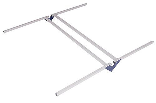 Bedrunka+Hirth Doppelseitiges Obergestell mit geschraubten Versteifungstraversen Breite 1500 mm, Maße in mm (BxT): 1500 x 750, 07.8915.2