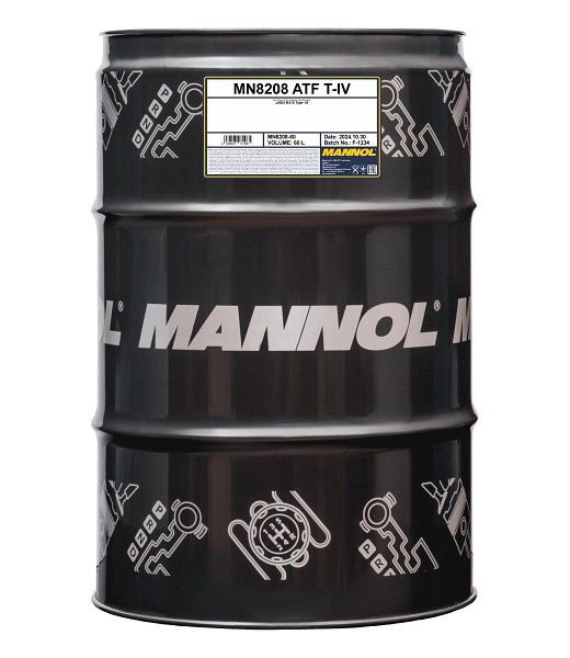 MANNOL Getriebeöl 8208 ATF T- IV, VE: 60 l, MN8208-60