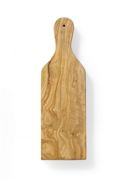 Hendi Schneidebrett Olivenholz 350x120x18 mm, zum Servieren, 505243