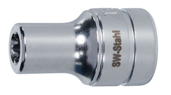 SW-Stahl Steckschlüsseleinsatz, 1/4", EP-Profil, EP6, 04431L-EP6