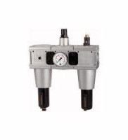 Produktbild von Riegler Wartungseinheit, dreiteilig mit Metallbehälter und Sichtrohr, Tropfaufsatz aus Metall, 100595 Riegler Wartungseinheit, dreiteilig mit Metallbehälter und Sichtrohr, Tropfaufsatz aus Metall, 100595