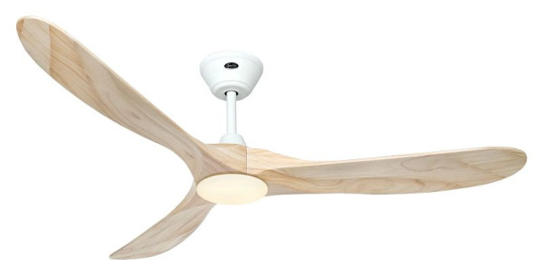 CasaFan Deckenventilator Eco Genuino-L 152 Lack matt weiß-Massivholz natur, 315270