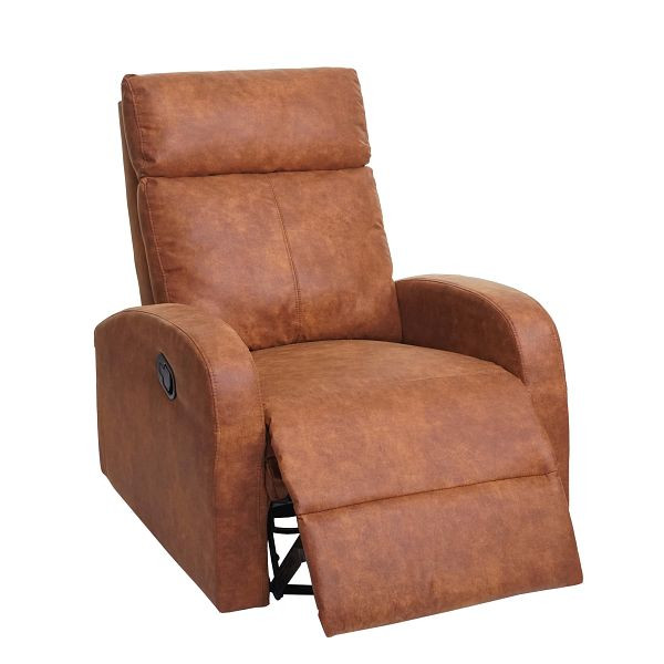 Mendler Fernsehsessel HWC-A54 Premium, Relaxsessel Schaukelstuhl Wippfunktion, drehbar, Stoff/Textil wildlederimitat, 82862+82863