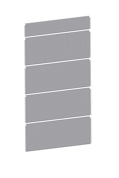 Meta Eurolochwand-Paneel 2000x1300 mm, RAL 7035, 20082723