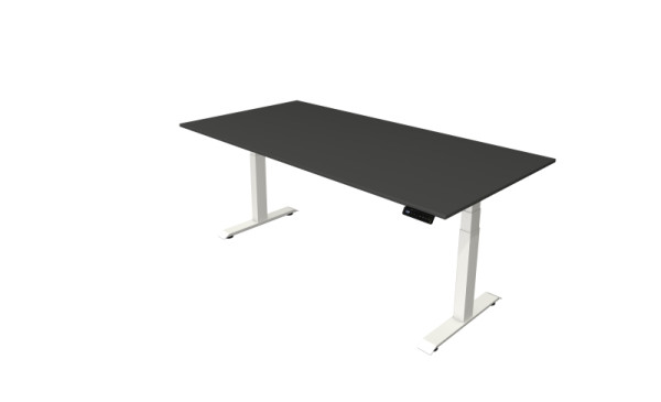 Kerkmann Steh-/Sitztisch Move 4 neu 200 x 100 cm Gestell weiß, Tischplatte anthrazit, 10090913