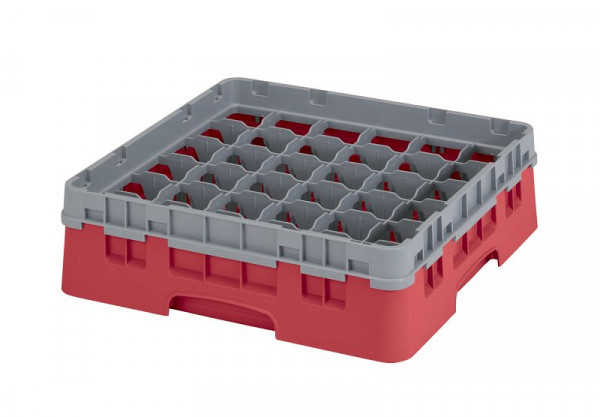 Cambro Spülkorb mit 36 Fächer Camrack® 9,2 cm Rot, 36S318163