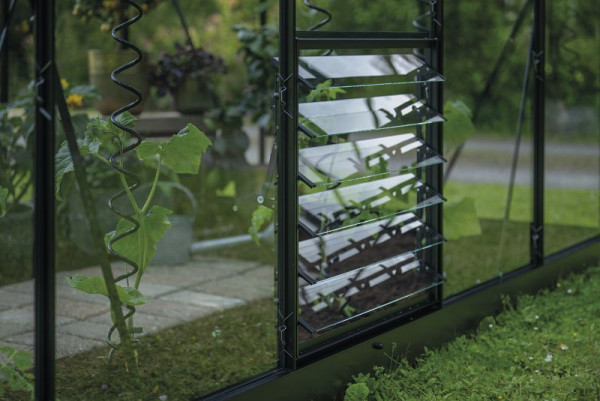 Halls ICON Planthouse / Lean-To Lamellenlüfter Set - Schwarz, HR01945