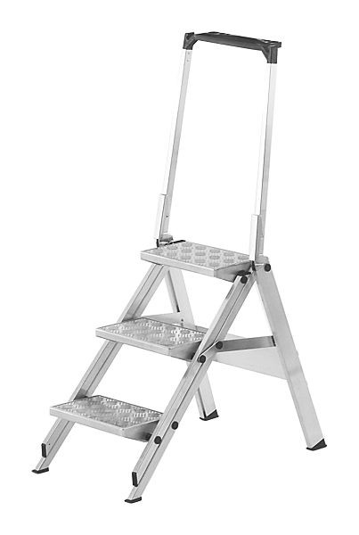 HYMER Sicherheitstreppe mit Bügel, 3 Stufen, Standhöhe 0,70 m, 606303