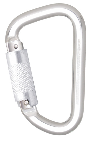 Funcke Bergsteigerkarabiner D1, aus Aluminium, 70020850