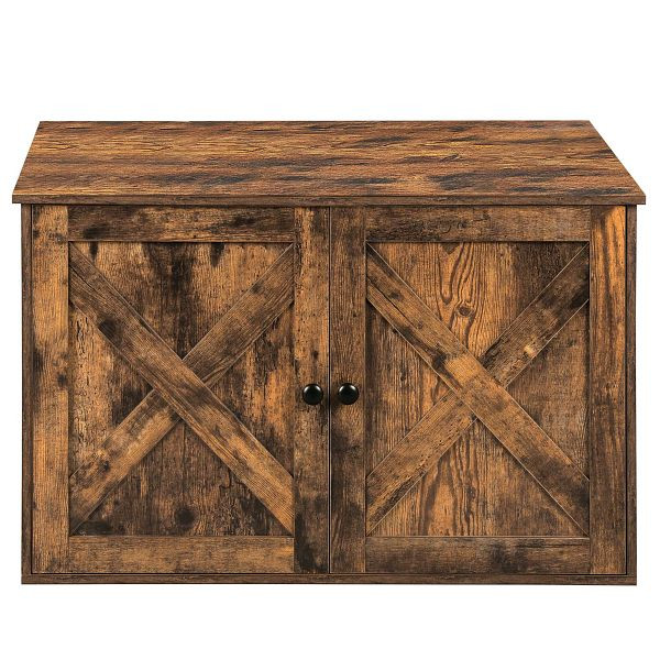 Feandrea Katzentoilettengehege, Rostbraun, 80x53x50 cm, PCL002X01