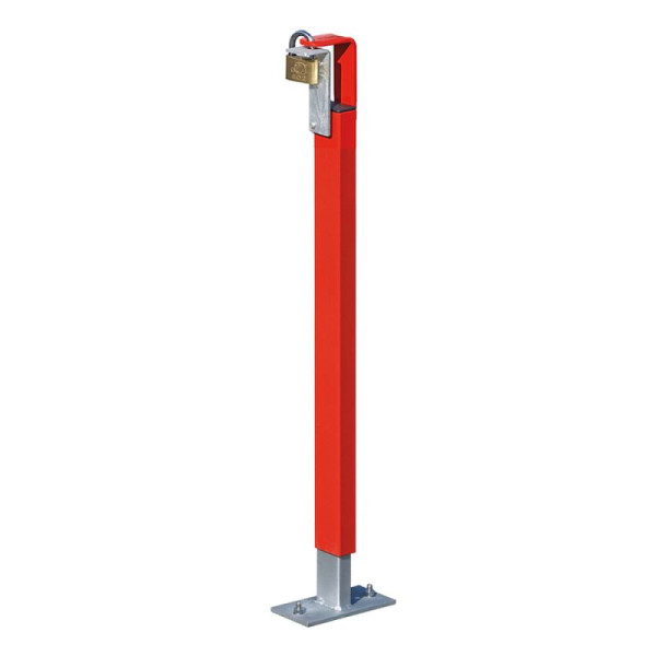 Stein HGS Höhenverstellbare Auflagestütze für Wegesperre -Alpha 125-, rot beschichtet/zum Einbetonieren, 13738