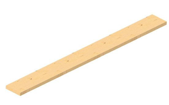 Schake Gerüstdielen, 240 mm x 2500 mm Stärke: 45 mm, 103025