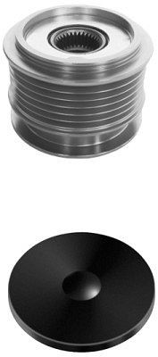 HELLA Generatorfreilauf, Gewindemaß: M16x1,5, Anzahl der Rillen: 6, mit Kappe, 9XU 358 039-141