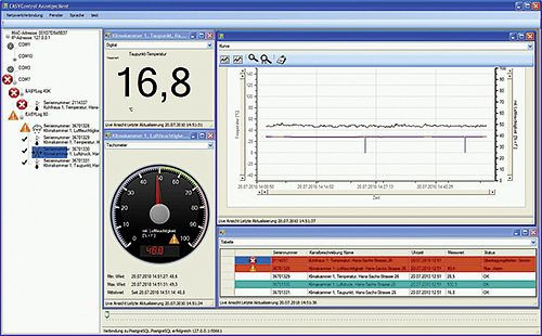 Greisinger EASYControl net Netzwerkfähige Messdatenerfassung für Windows-PC: EASYBUS, GMH3000, GMH5000, 601152