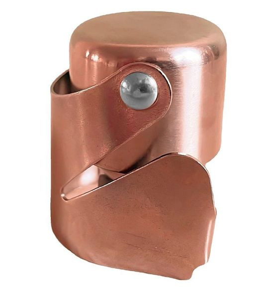 Stalgast Sektflaschenverschluss, 2er Set, Edelstahl, kupferfarben, VE: 2 Stück, BE0203002