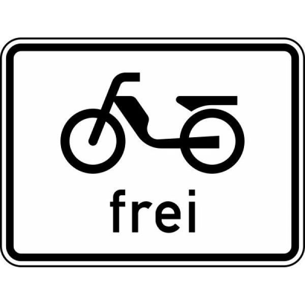 Stein HGS Mofas frei Nr. 1022-11, 420 x 315 mm, Flachform 3 mm, RA1, 1022-11-113