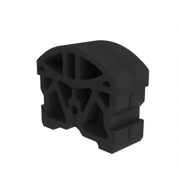 Munk Günzburger Steigtechnik Holm-Abdeckkappe rund für Holm 73x25 mm ab Baujahr 2005, VE: 2 Stück, 019284