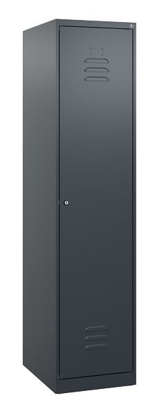 C+P Umkleidespind Classic PLUS, 1700x400x500mm, 7016/7016, Zylinderschloss, 0800007-12 S10023