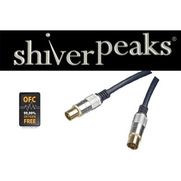 shiverpeaks PROFESSIONAL Antennenanschlußkabel, Mantelstromfilter, vergoldet Kontakte RG59U, BZT, CE, 10,0m, 80208-SPP