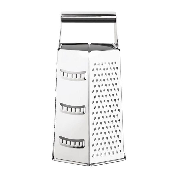 Vogue Reibe 6-fach 25cm, verschiedene Reiben, stabiler ABS-Griff, DM022
