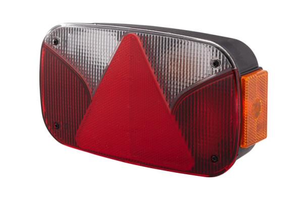 HELLA Heckleuchte, Glühlampe, 12V, geschraubt/Anbau, Lichtscheibenfarbe: weiß/rot, Schutz-Kontakt-Stecker, rechts, Seitenmarkiergunslicht, 2VP 998 232-301