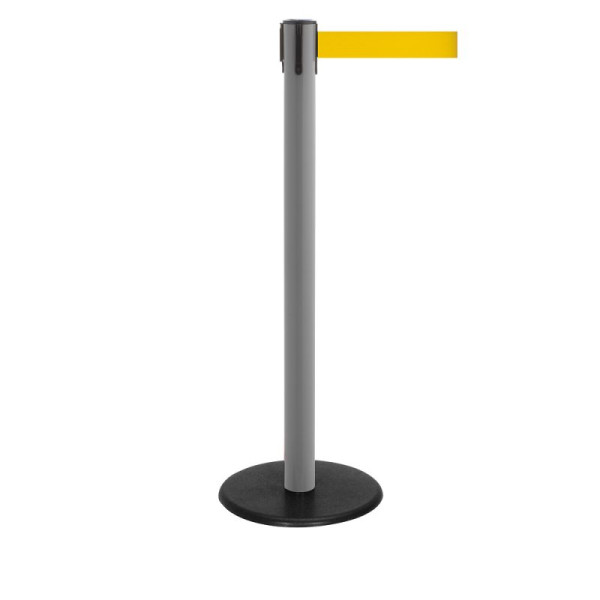 Stein HGS Personenleitsystem -P-Line Famous-, anthrazit, signalgelb, mit Gurtendstück (Standard), Gurtlänge: 4 m, 12818-1202