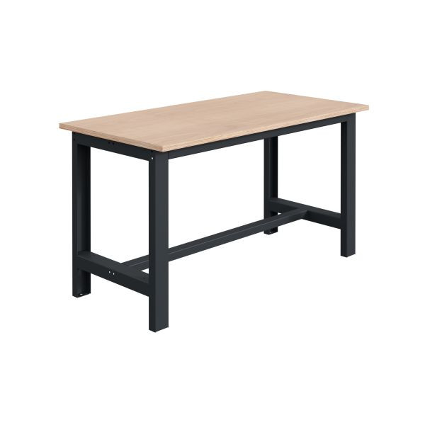 SOFAME SI Schwerlastwerkbank B 1800 x T 750 x H 824mm, Multiplex-Arbeitsplatte 24 mm, Anthrazitgrau RAL 7016, W010010057GA