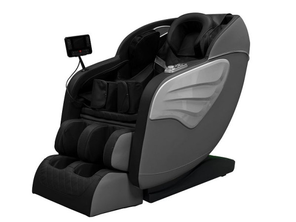 Sanotechnik Luxus-Massagesessel - schwarz, Integrierte Bluetooth-Lautsprecher, mit Bildschirm-Fernbedienung und Schnellwahltaste, MA2601