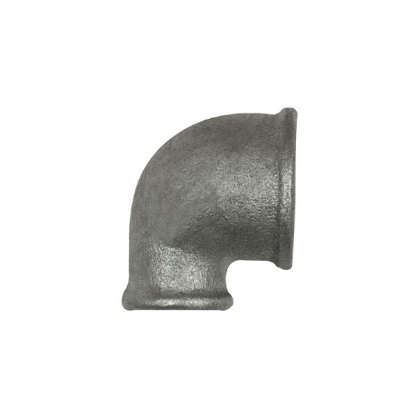 Riegler Winkel 90, 90°, IG/IG, reduzierend Rp 1 1/2, Rp 1/2, Temperguss verzinkt, 133565