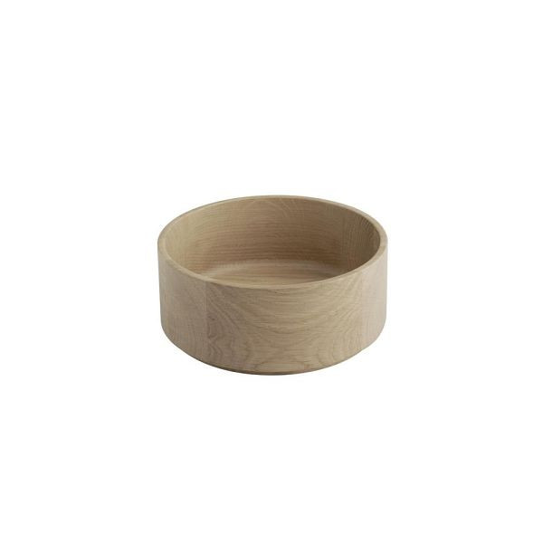 APS Schale THE GRID - Eichenholz, Ø 16 cm, 720 ml, stapelbar, 19013