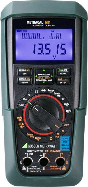 Gossen Metrawatt universeller Kalibrator mit Simulator und Multimeter - "2 in one" METRACAL MC, M245A