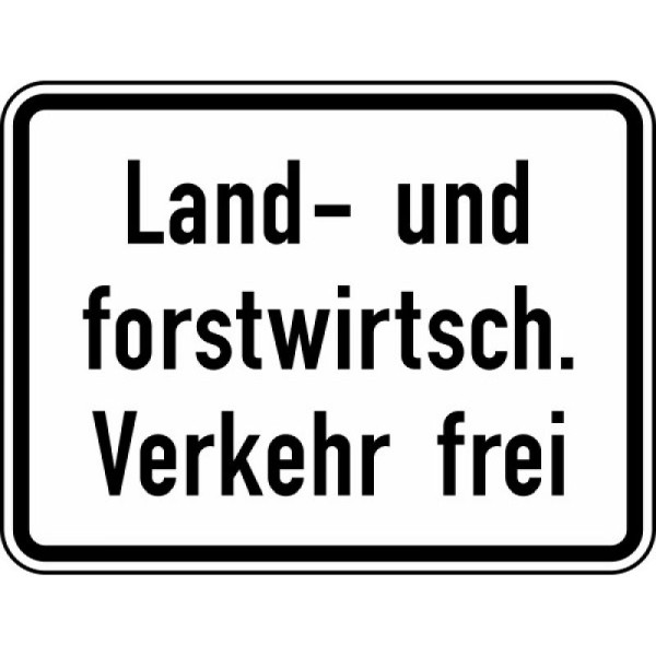 Stein HGS Land- und forstwirtschaftlicher Verkehr frei Nr. 1026-38, 420 x 315 mm, Alform, RA1, 1026-38-112