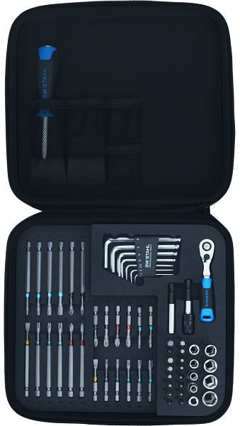 SW-Stahl CRAFT BOX Bitsatz, universal, 1/4“, 62-teilig, 04662L